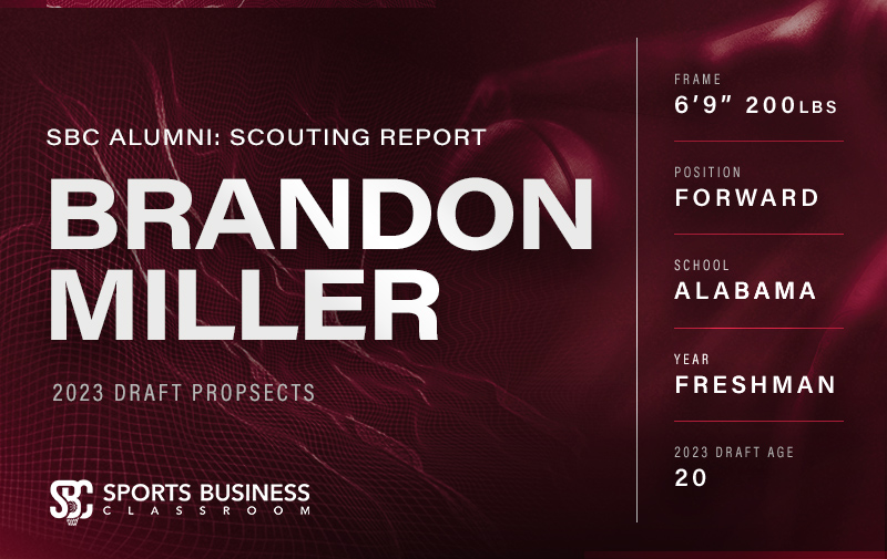 Brandon Miller, Scouting report